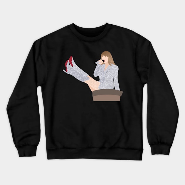 The eras tour silver outfit Crewneck Sweatshirt by FunartsbyM